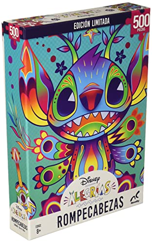Juegos De Mesa, Toy Disney Novelty, Rompecabezas Coleccionable, Alegrías, 500 Piezas, Juego de Mesa, Juegos Clásicos y Tradicionales