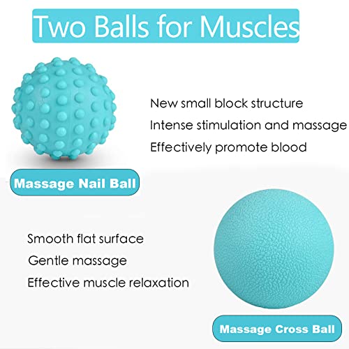 Legezon Fußmassage Akupressur fussmassage Fußmassagegerät Fußmassage Roller-Muskel Roller & Bälle Set, Innovativer Fußmassageroller Fuß Igelball zur Linderung von Muskelkater - Image 5