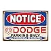 MMNGT Dodge Ram Pick Up Truck Auto Parking Only Vintage Retro Tin Sign TIN Sign 7.8X11.8 INCH