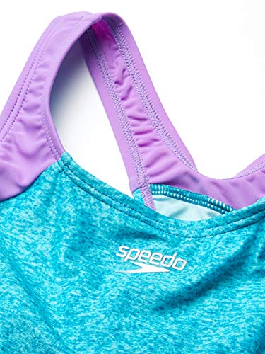 Image of Speedo Girl's Swimsuit One Piece Infinity Splice Thick Strap