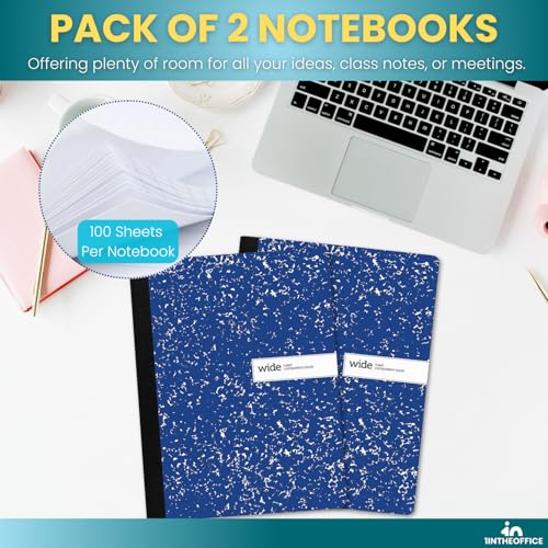 Carnet de composition ligné large pour organiser vos notes de bureau et de cours - 7