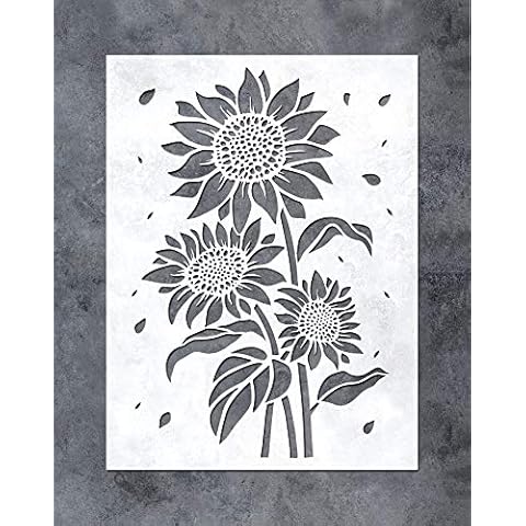 GSS Designs Sunflower Stencil for DIY Projects Cover