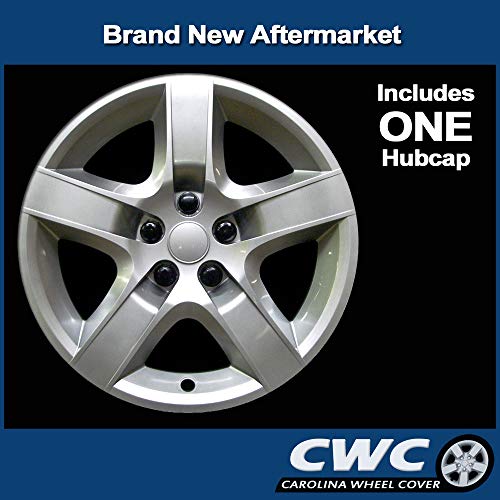 Premium Replica Hubcap, Replacement for Chevy Malibu 2008-2012, 17-inch Wheel Cover (1-Piece)