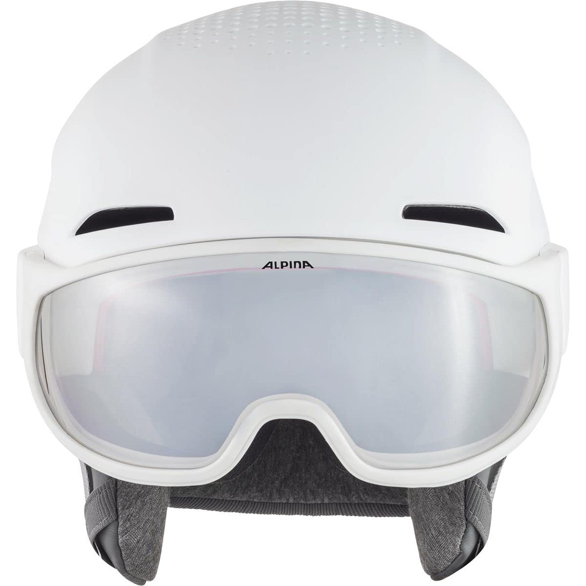 ALPINA Unisex - kask narciarski ALTO V, biały matowy, 55-59 cm