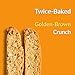 DeLallo Orange Pecan Biscotti Authentic Italian Recipe, Golden Brown Twice Baked Cookies, Kosher, Non-GMO, All Natural Italian Biscuits Made in Small Batches, Tangy Citrus Flavor, 7 oz Box, (4 Pack)
