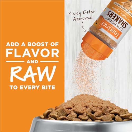 Instinct Raw Boost Shakers, Freeze-Dried Powder, Cat Food Topper - Digestive Health, 5.5 oz. Bottle