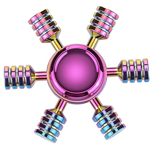 ATESSON Fidget Spinner Toy 2 to 5 Min Spins Durable Stainless Steel Bearing High Speed Metal Material Hand Spinner Stress Relief Boredom Killing Time Toys