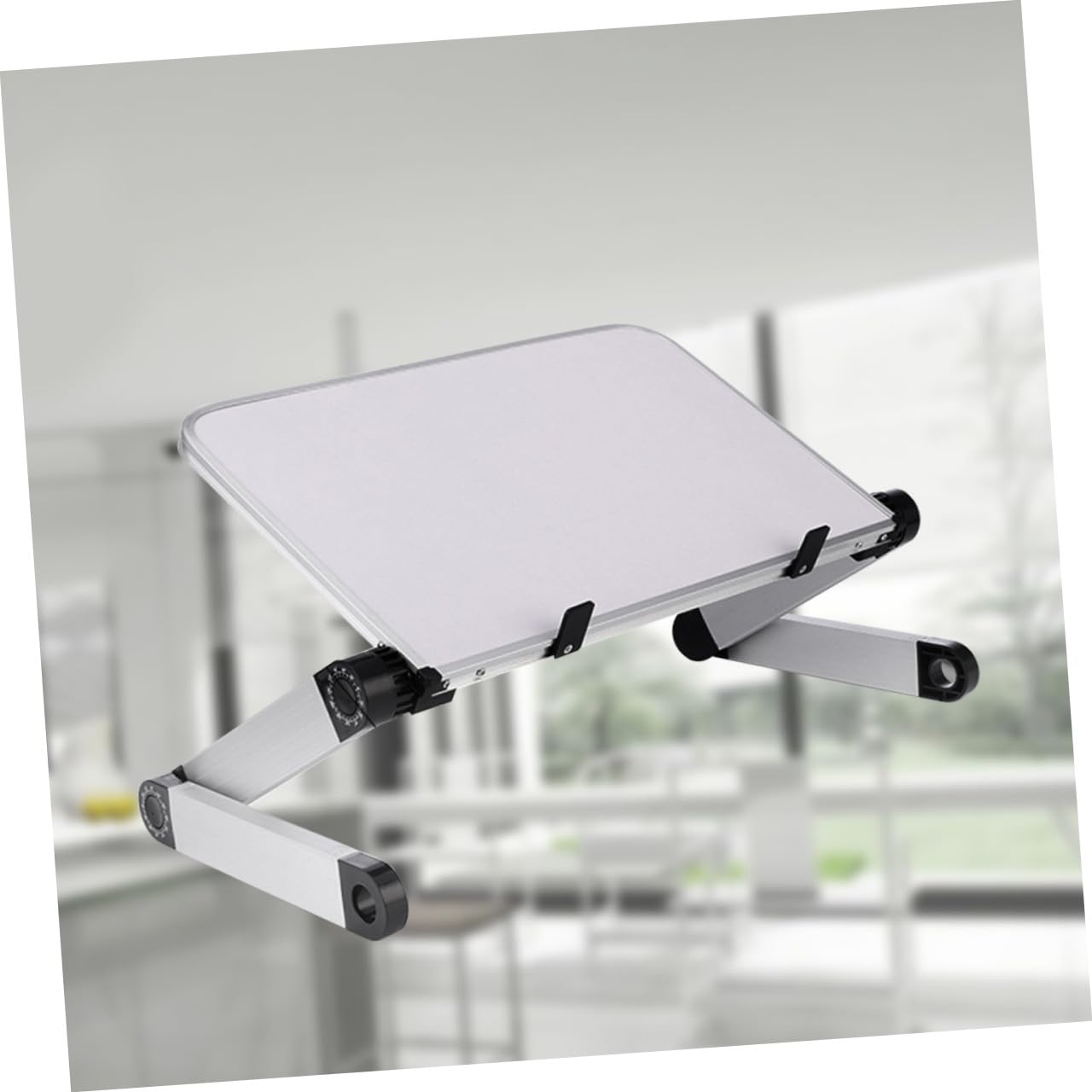 Soporte para Portátil Ajustable Ergonómico Borde Redondeado y Ventilación para Laptop y Tableta