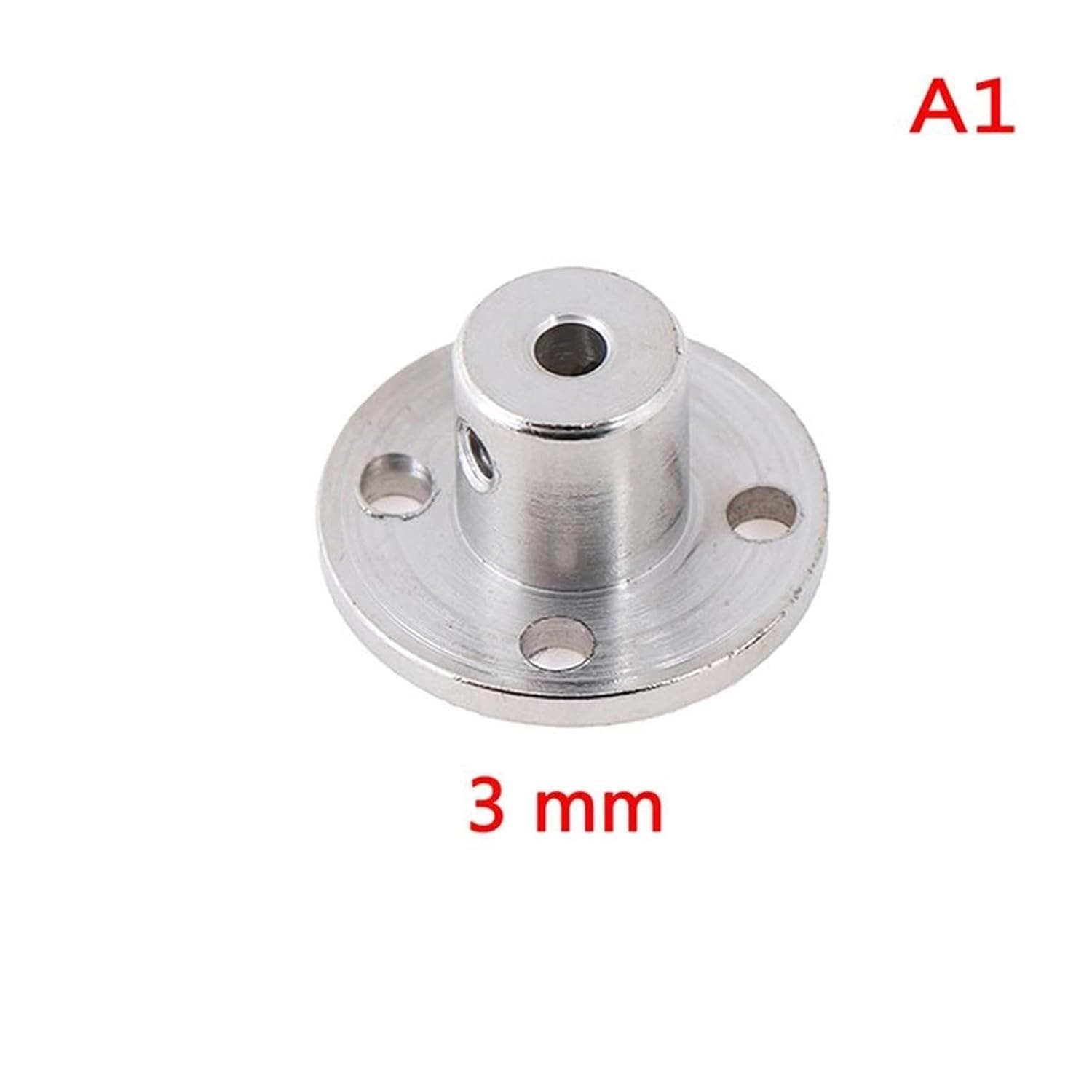 Flanschkupplung, 9 PCS DIY Modell Zubehör Hohe Härte Metall Flansch Welle Kupplung Kupplung Motor Guide Welle Achse Lager Armaturen(3mm)