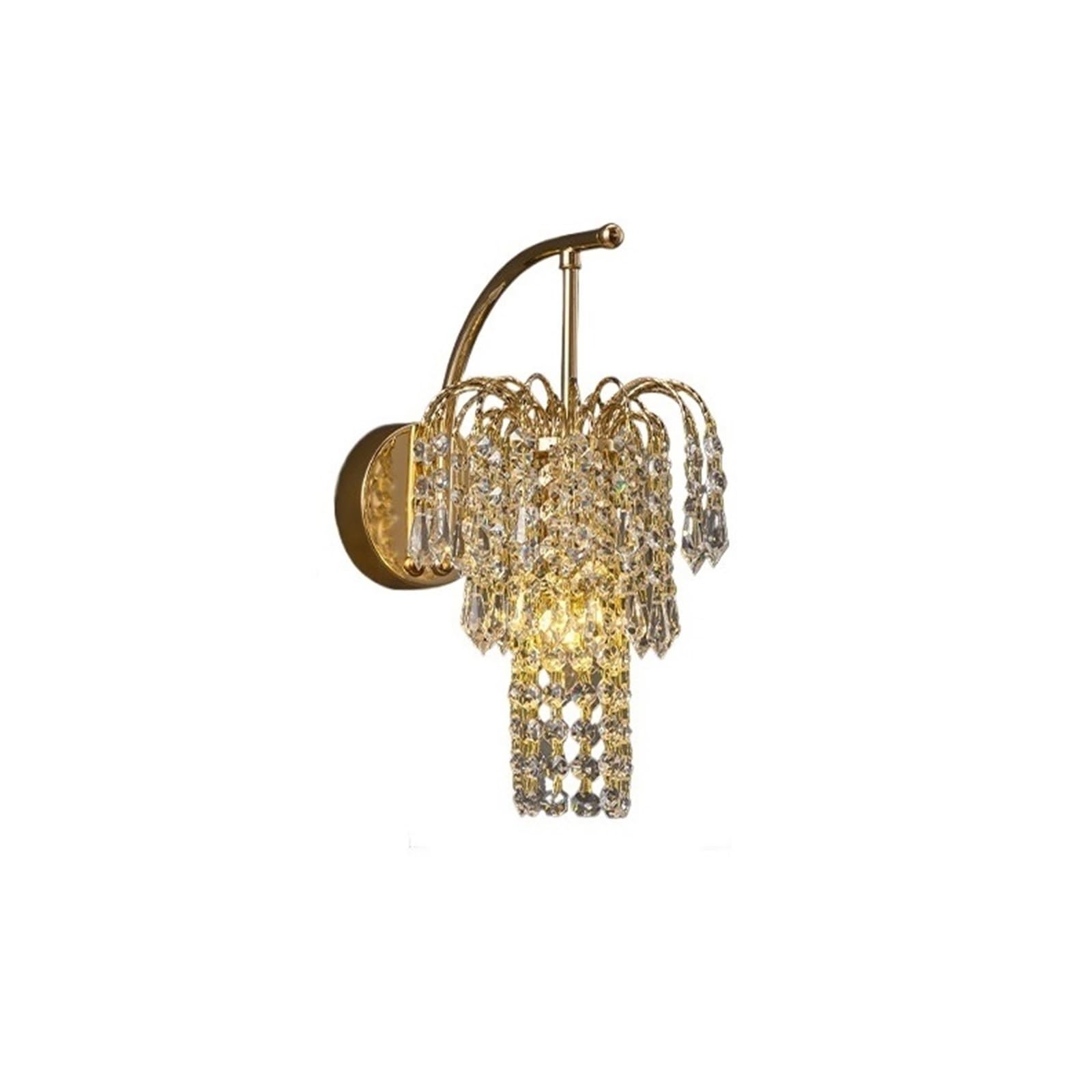 WQQYU6HKF Lights Light Luxury Crystal Wall Lights Bedroom Living Room Entrance Decorative Lamp Lamps