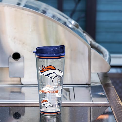 Image of Rico Industries NFL Football Denver Broncos Double Wall 22 Oz Tritan Tumbler