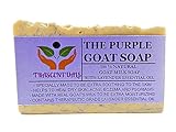 Lavender Soap Made With Real Goat's Milk and Essential Oils To Be Extra Moisturizing Comes in Gift Box Helps With Dry Skin, Acne, Eczema, and Psoriasis (1 PACK)
