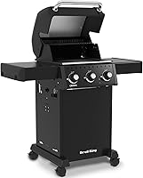 Vista 4 de Broil King 864054 Crown 310, propano líquido (LP), negro Negro - 310