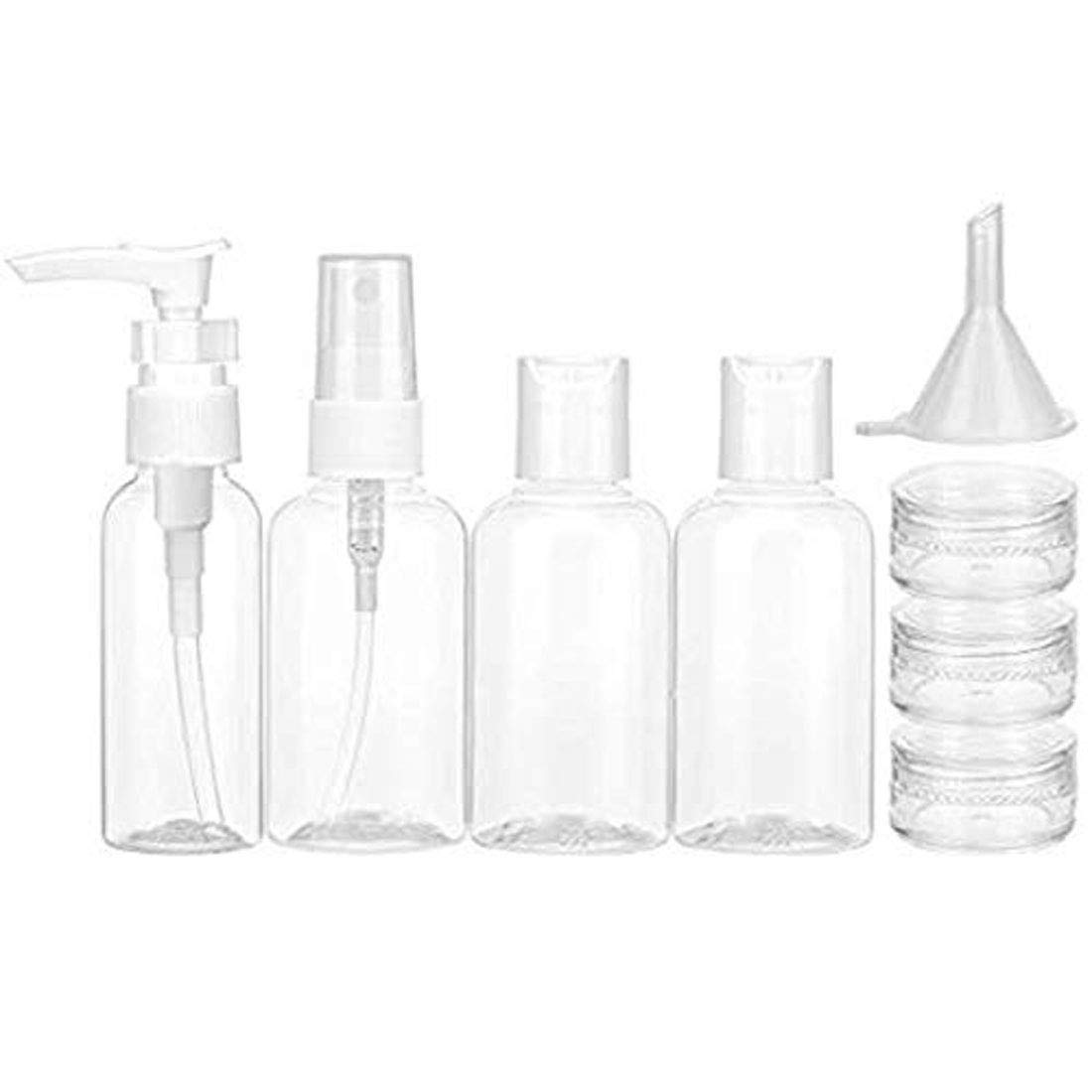DIY Crafts Portable Plastic Empty Toiletriy Container Leak Proof Travel Accessories (Pack of 1 Pc, Plastic Empty Toiletriy)