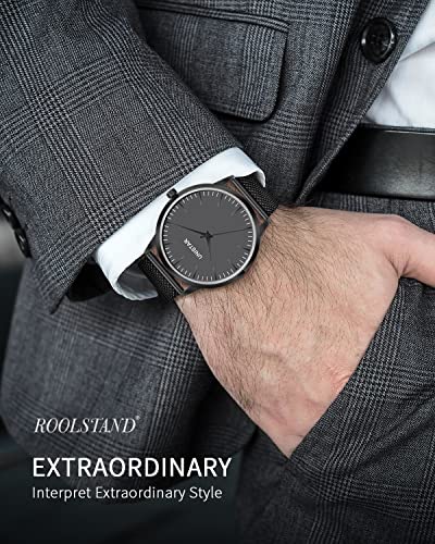 Ultra-Thin-Mens-Watches-Minimalist-Mens-Wrist-Watches-Unisex-Watch-Stainless-Steel-Mesh-Band-Black-Watches-Relojes-para-Hombres
