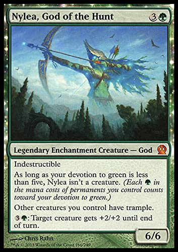 MTG Magic: The Gathering - Nylea, God of The Hunt (166) Theros THS