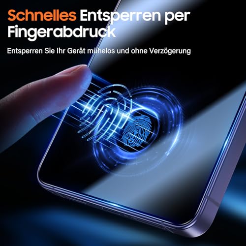 UniqueMe für Samsung Galaxy S26 Ultra für Panzerglas Sichtschutz - 2 Stück – Ansicht 3