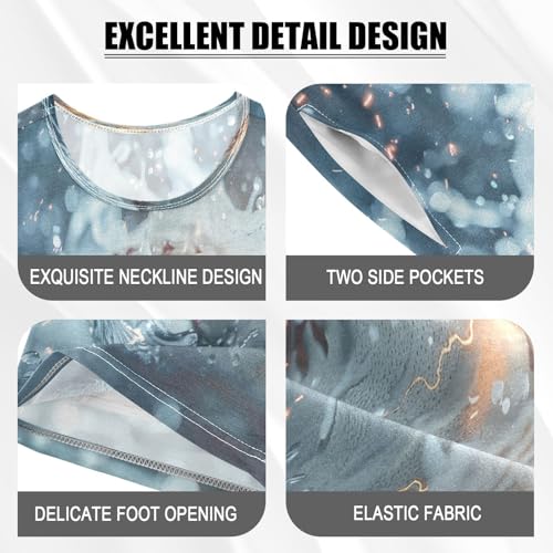 senya Short Sleeve Pajamas Sets Summer Cotton Sleepwear Water Baseball4