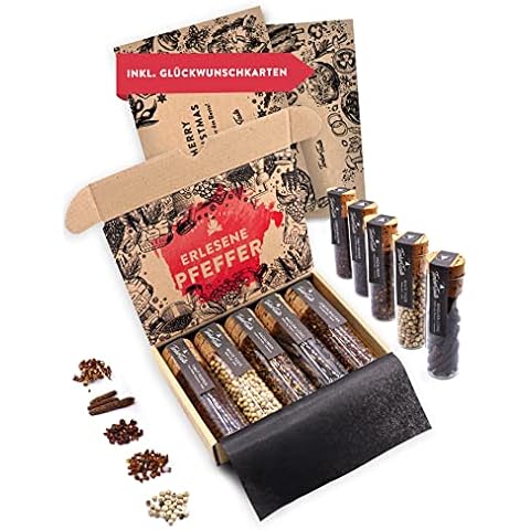 TIMBER TASTE® Pfeffer Geschenkset für Männer & Frauen Cover