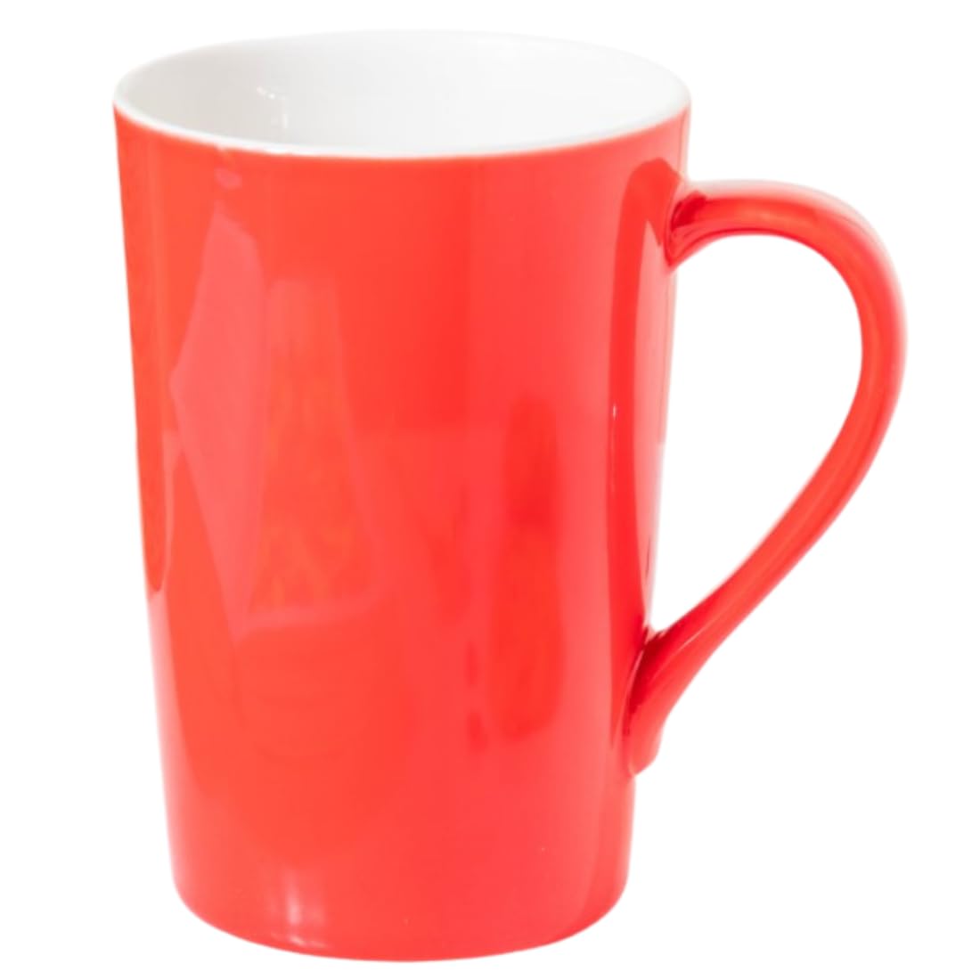 Nestasia Scarlet Red Glossy Ceramic Mug | Microwave & Dishwasher Safe | Unique Design | Easy to Clean | Apt for Gifting | 350ml (B0C74K5JTR) Amazon Price History, Amazon Price Tracker