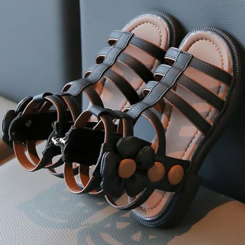 IWIHMIV Cute Sandals for Girls Lightweight Open Toe Cute Flat Dress Sandals Non Slip Summer High Top Wedding Party Shoes2