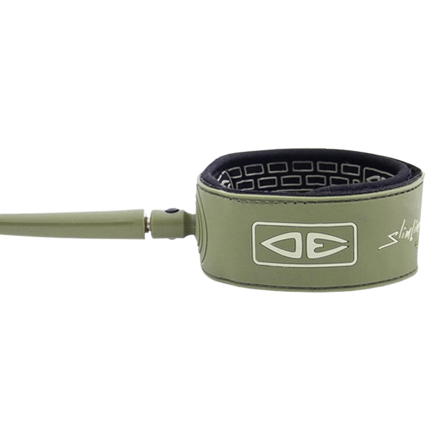 2026 Ocean and Earth Slim Line One-Xt Light Weight Comp Surfboard Leash - Olive