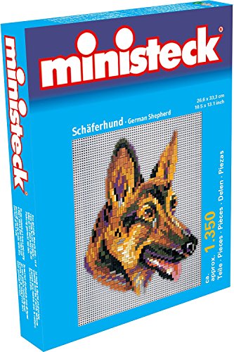 Preisvergleich Produktbild Schäferhund, Steckplatte, ca. 1350 Steine und Zubehör