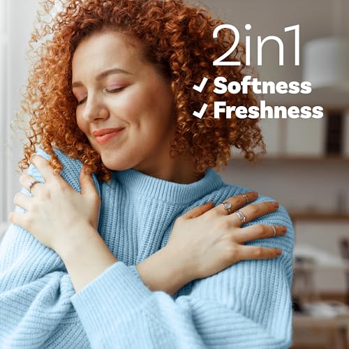 Image of Downy Soft, 2 in 1 Soft and Fresh Liquid Fabric Softener, Cool Cotton, 111 fl oz, 150 Loads, Fabric Conditioner Liquid provides softness and freshness for fabrics