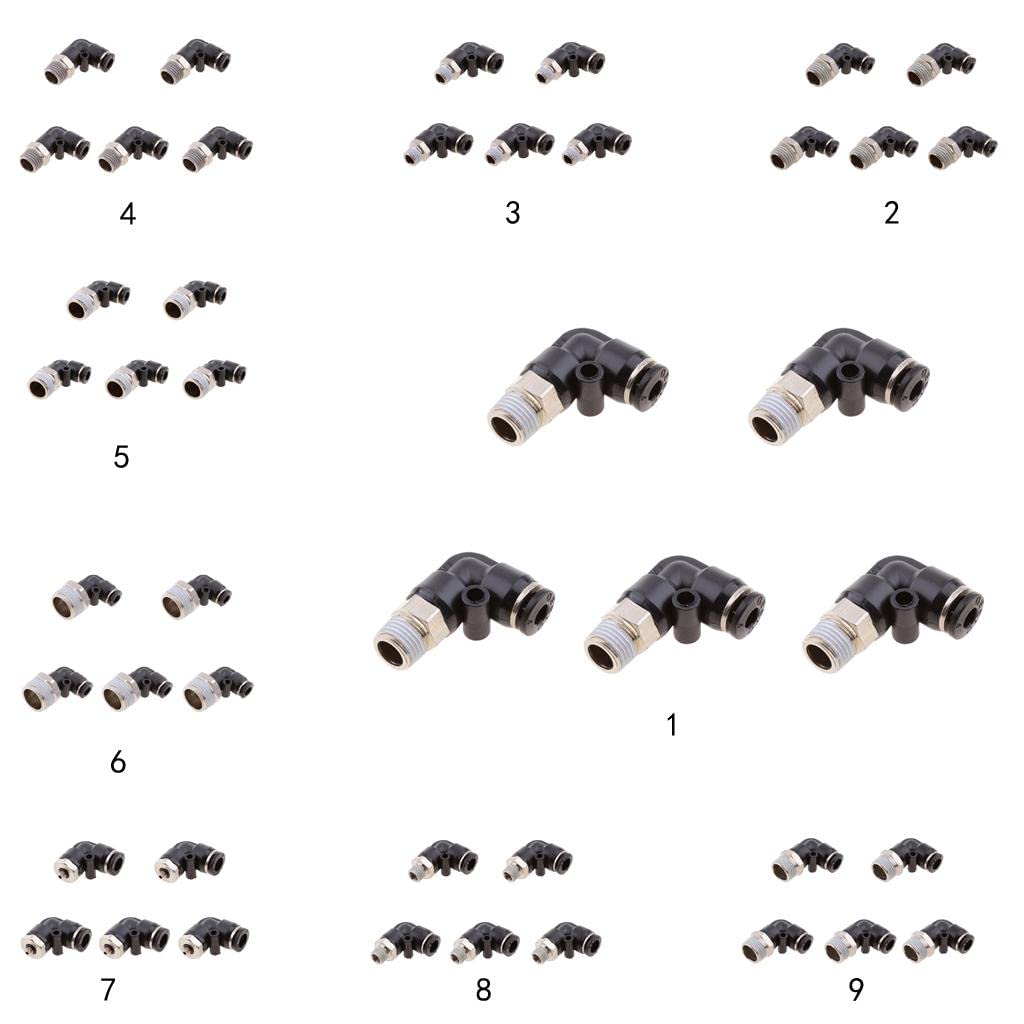 bnf 5pcs Male Thread Elbow Connector Quick Coupler Push In Fitting DPL-L4-01eBay Motors | Automotive Tools & Supplies | Air Tools | Other Automotive Air Tools