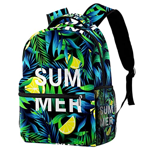 Sac à dos de voyage feuilles tropicales pour les sorties de vacances