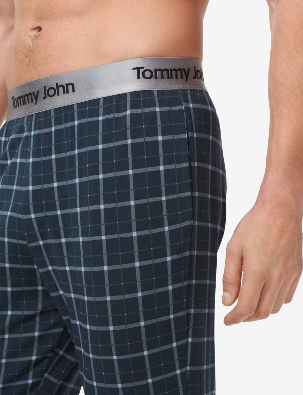 Image of Tommy John Men's Second Skin Lounge Jogger Pants - Soft Breathable Pajama Bottoms