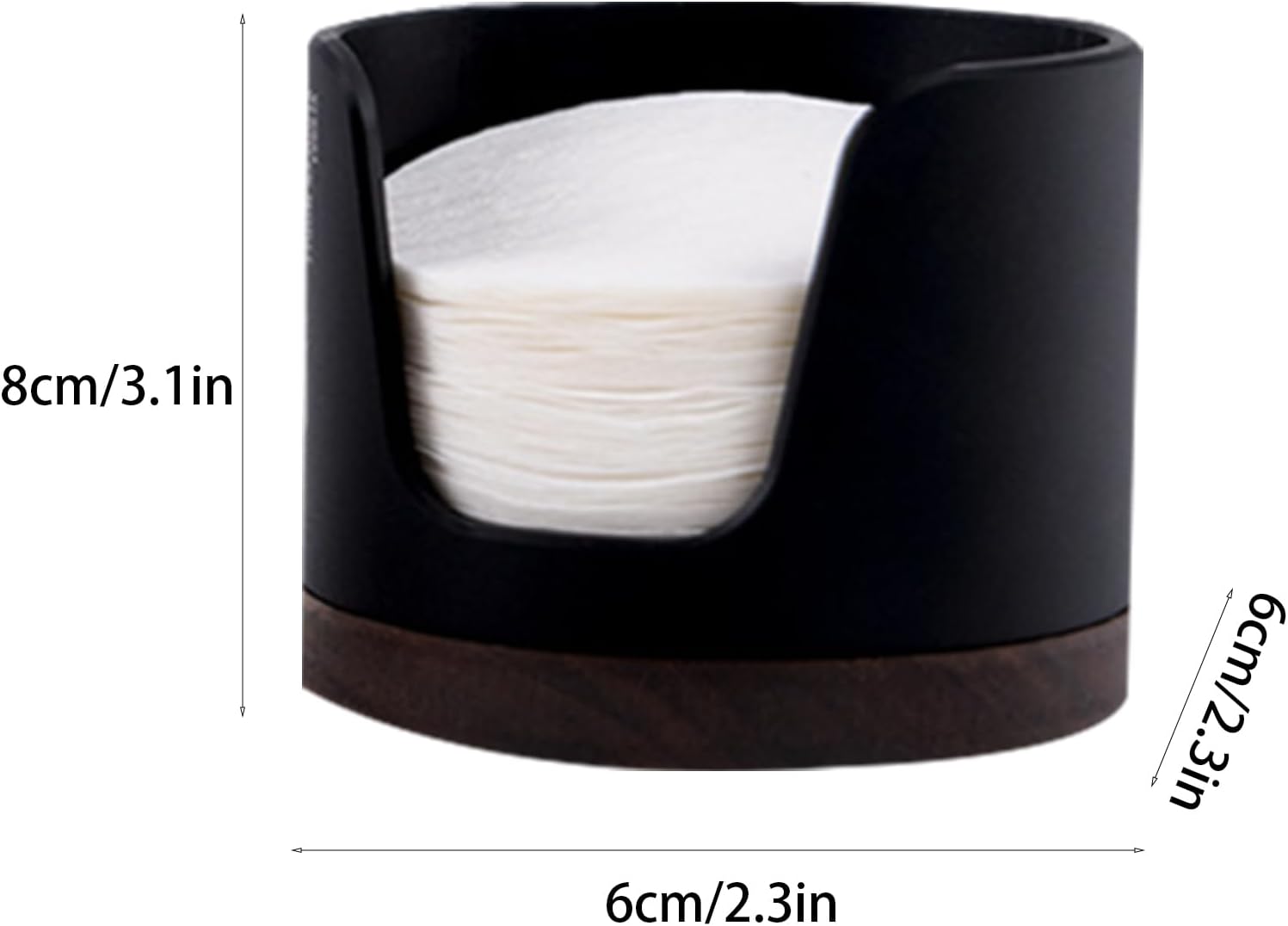 厚紙封筒 A5 400枚 メール便対応 業務用ホワイト郵便袋 宅配袋 ラッピング コーヒーフィルターペーパーディスペンサー – 蓋付き丸型木製収納ホルダー、 アクセサリー用素朴な防塵コンテナ | 交換用フィルター用