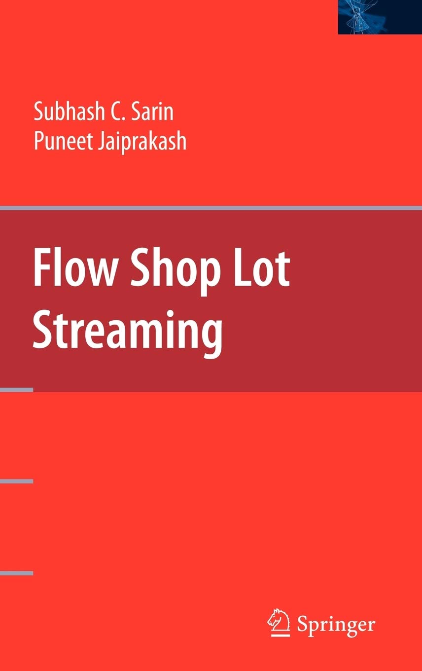 Flow Shop Lot Streaming