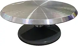 Bailarina Prato Base Para Confeitar Bolo Torta Profissional Giratória Rolamento Duplo Blindado 31cm