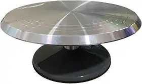 Bailarina Prato Base Para Confeitar Bolo Torta Profissional Giratória Rolamento Duplo Blindado 31cm
