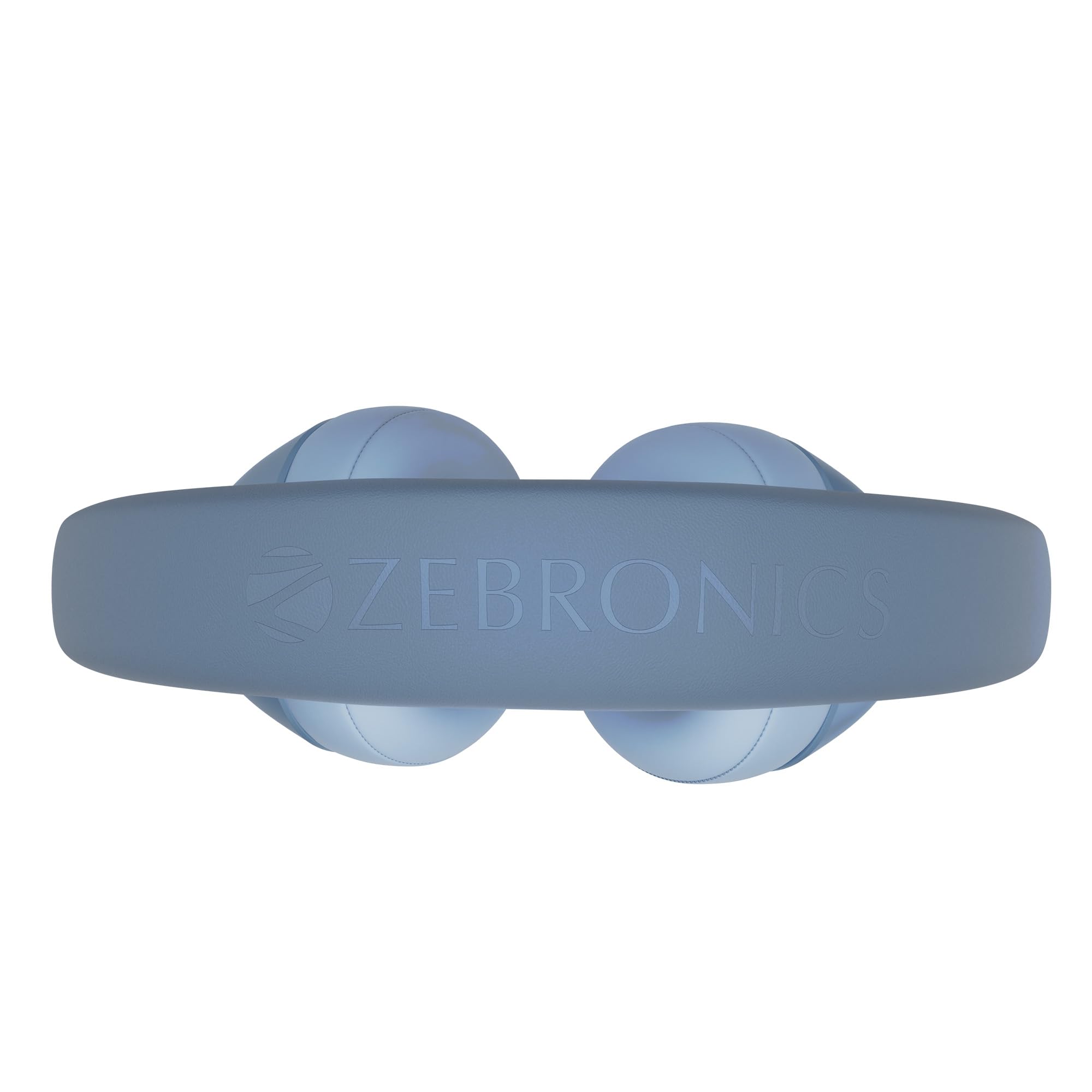 ZEBRONICS Duke (2026 Upgrade) Wireless Headphone, BT v5.3, Upto 60 hrs Playback, 40mm Drivers, Deep Bass, ENC, Gaming Mode, Dual Pairing, LED Lights, Media/Volume Control, Call Function (Blue) — Amazon image 12
