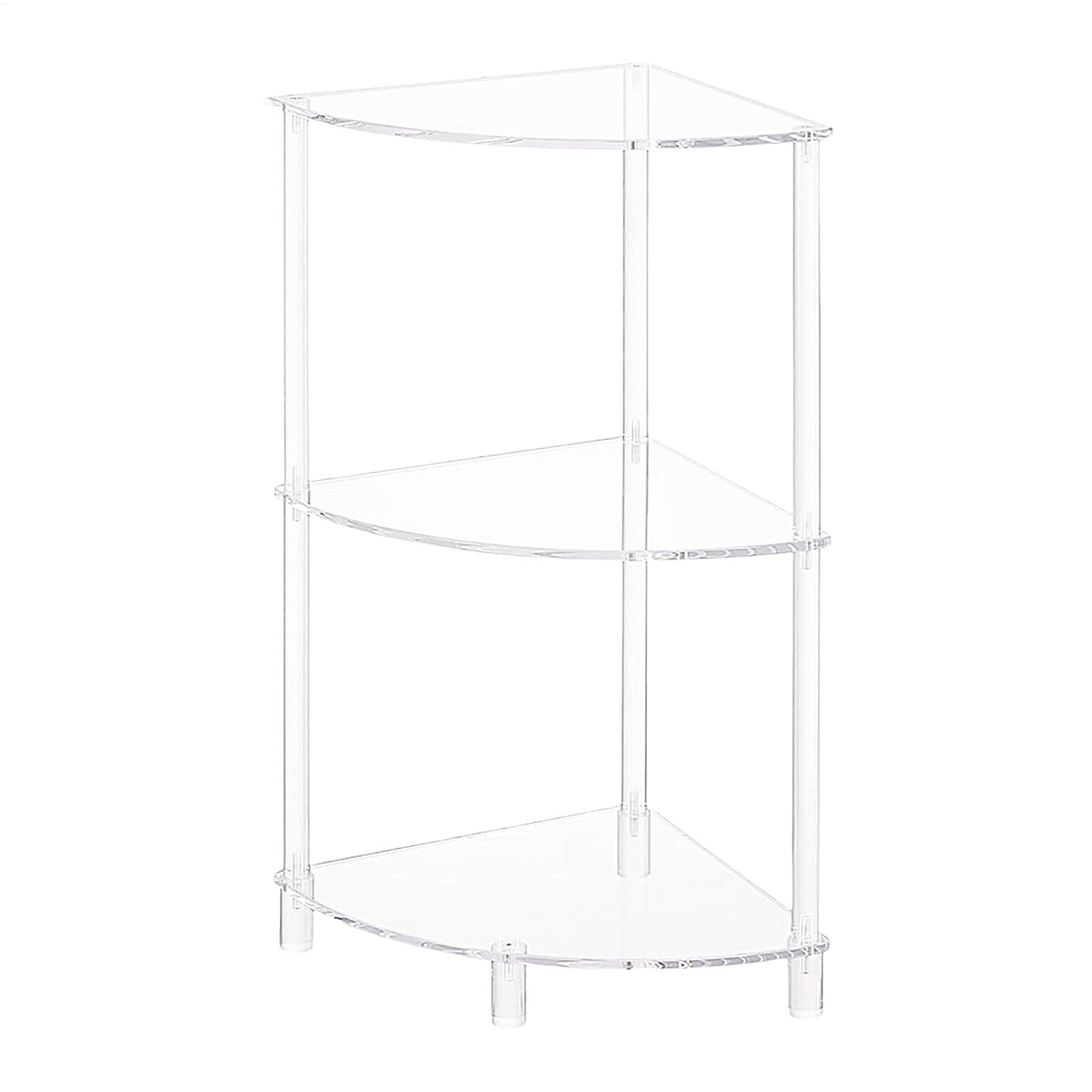 Table en acrylique triangle gain de place pour optimiser les petits angles du salon