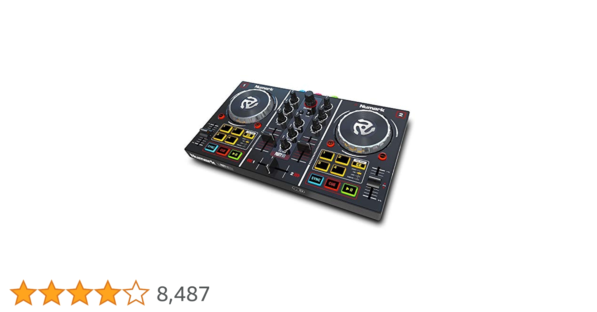 numark partymix ニュマーク DJ コントローラー Amazon.co.jp: Numark DJコントローラー スピーカー内蔵 DJ機材