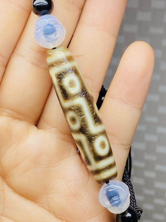 MH USK瑪瑙　日月星九眼天珠　9-192 MH USK様専用瑪瑙 日月星九眼天珠 9-192