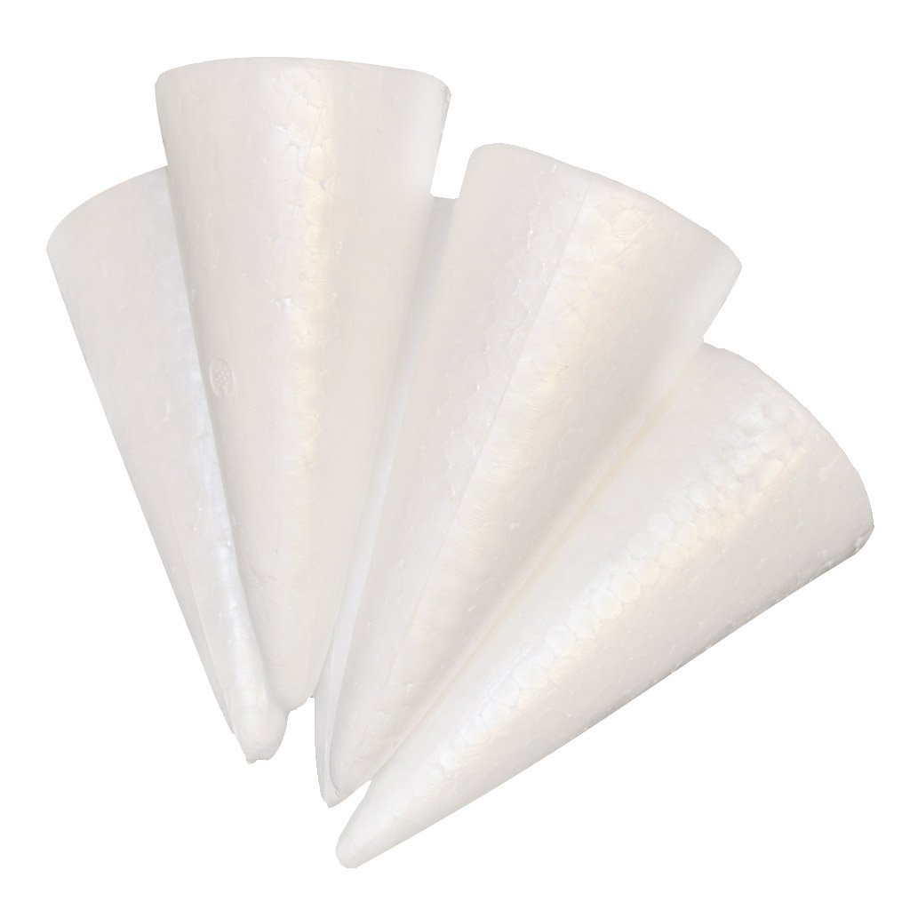 5/10 Pieces Cone Shape Styrofoam DIY Christmas Tree for Painting Crafts 70/100/1 5 Pieces 150mm