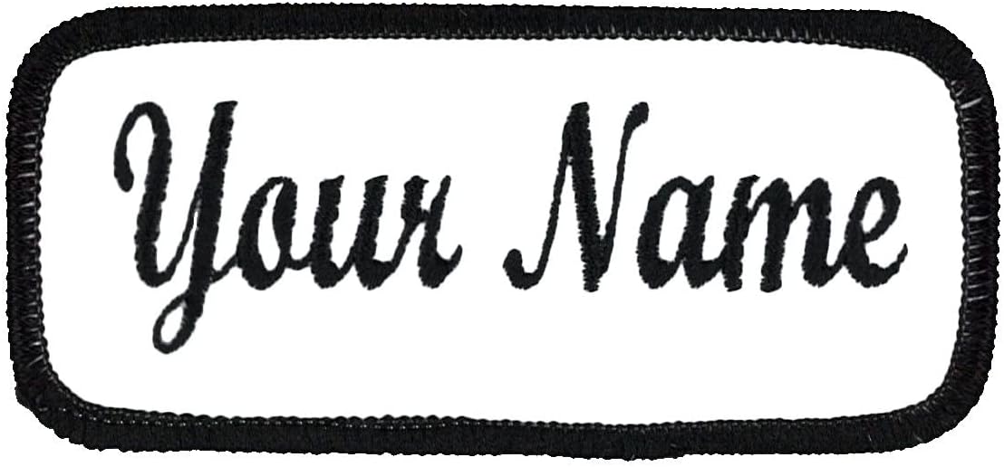 Name Patch Uniform or Work Shirt, Personalized, Embroidered