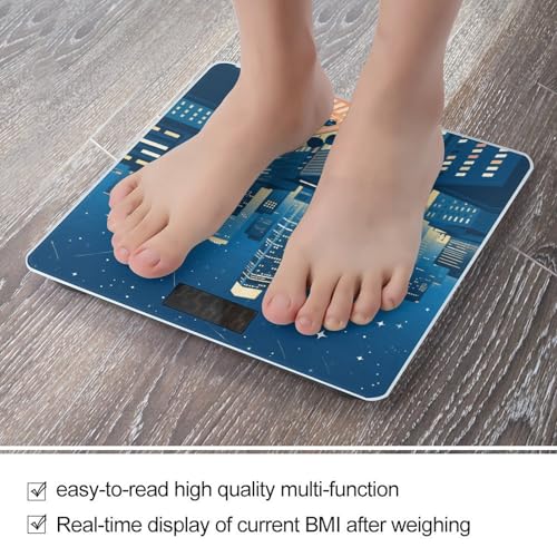 Báscula digital para baño con pantalla LCD y vidrio templado miniatura 5
