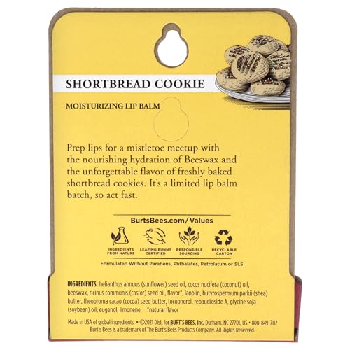 Image of Lip Balm Blister - Shortbread Cookie by Burts Bees for Unisex - 0.15 oz Lip Balm (Limited Edition)