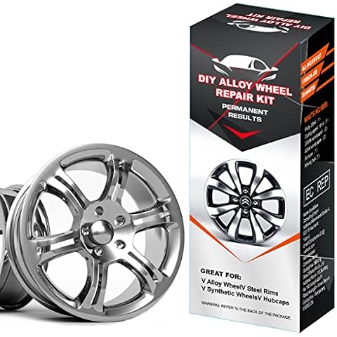 Plextone DIY Alloy Wheel Repair Adhesive Kit Rim Surface Damage Car Auto Rim Dent Scratch Care (S301) Cover