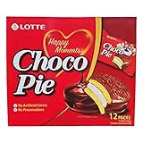 Lotte Choco Pie Snack 12 Individually Wrapped 11.85oz