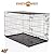 COZY PET Dog Cage 48" Black Metal Tray Folding Puppy Crate Cat Carrier Dog Crates Dog Cages. DC48B (We do not ship to the Channel Islands.)