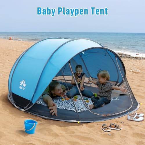 Night Cat Pop-Up Beach Tent