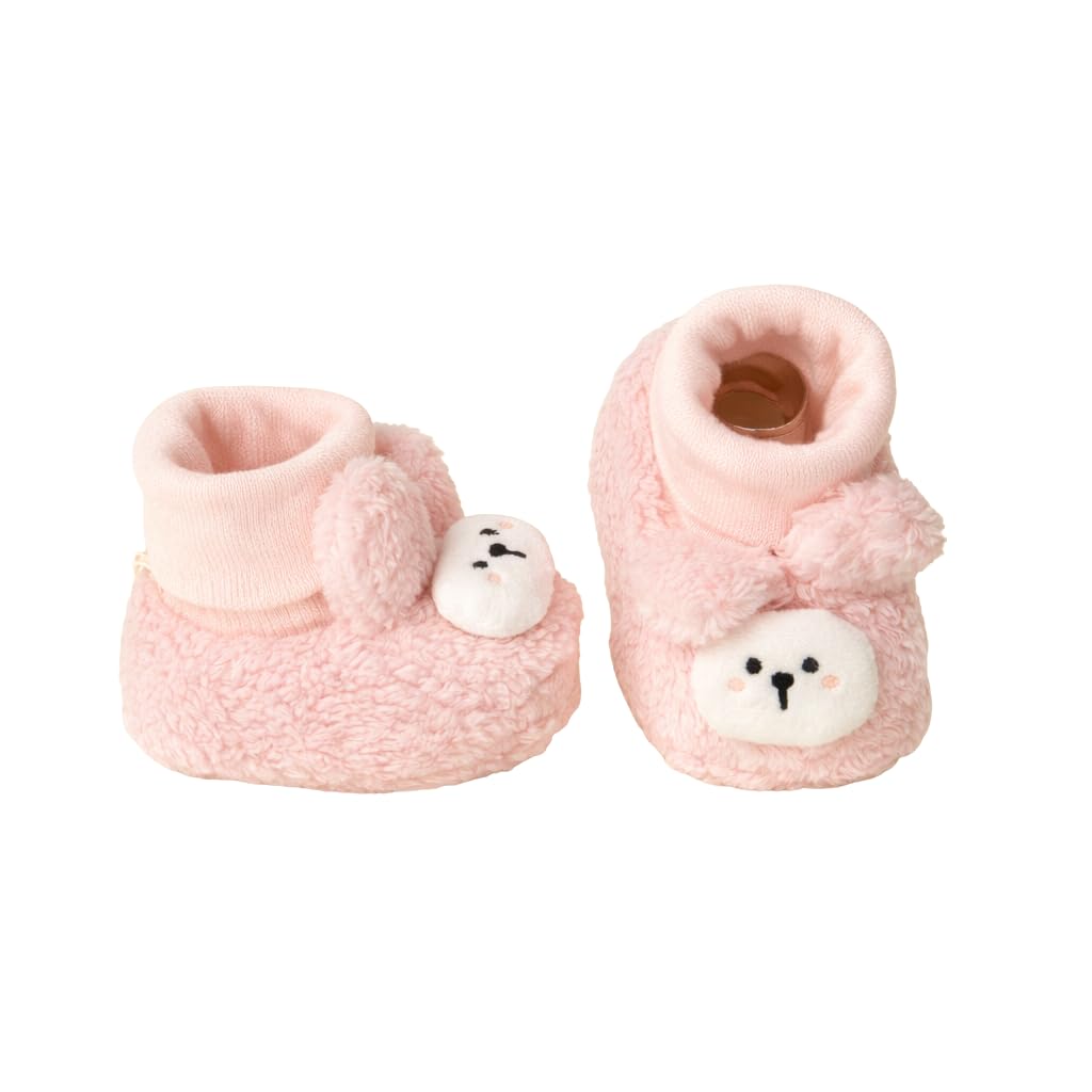lil hugz Little Luxe Newborn and Infant Booties, White-picture-11