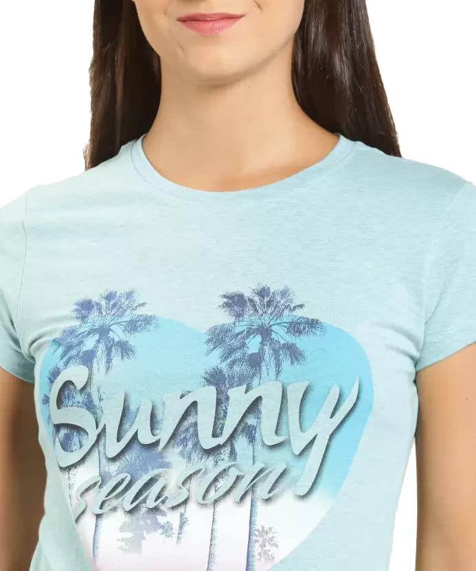 Image of Lyra Women's Cotton Regular Fit T-Shirt