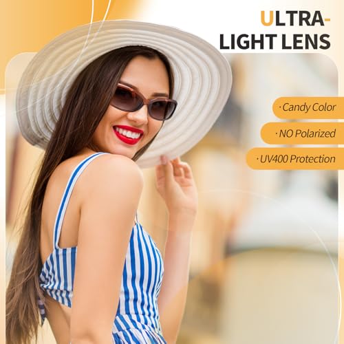 2 Pack Polarized Sunglasses for Women Wraparound Butterfly Design Oversized Frame UV400 Protection4